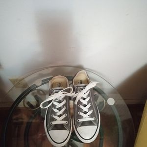 Converse gray unisex youth size 3